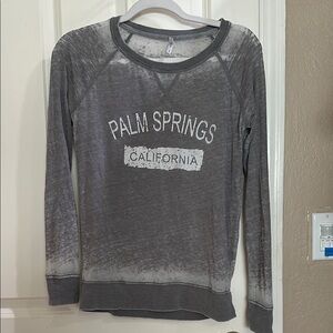 Indian Spring Tennis event Gray Long Sleeve Top